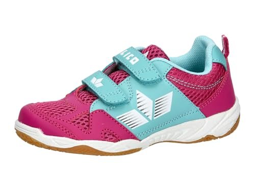 Lico Unisex dziecięce sportowe buty halowe V, Różowy turecki biały