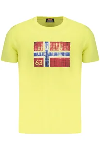 NORWEGIA 1963 ŻÓŁTA MĘSKA KOSZULKA Z KRÓTKIM RĘKAWEM - Portfele - miniaturka - grafika 1