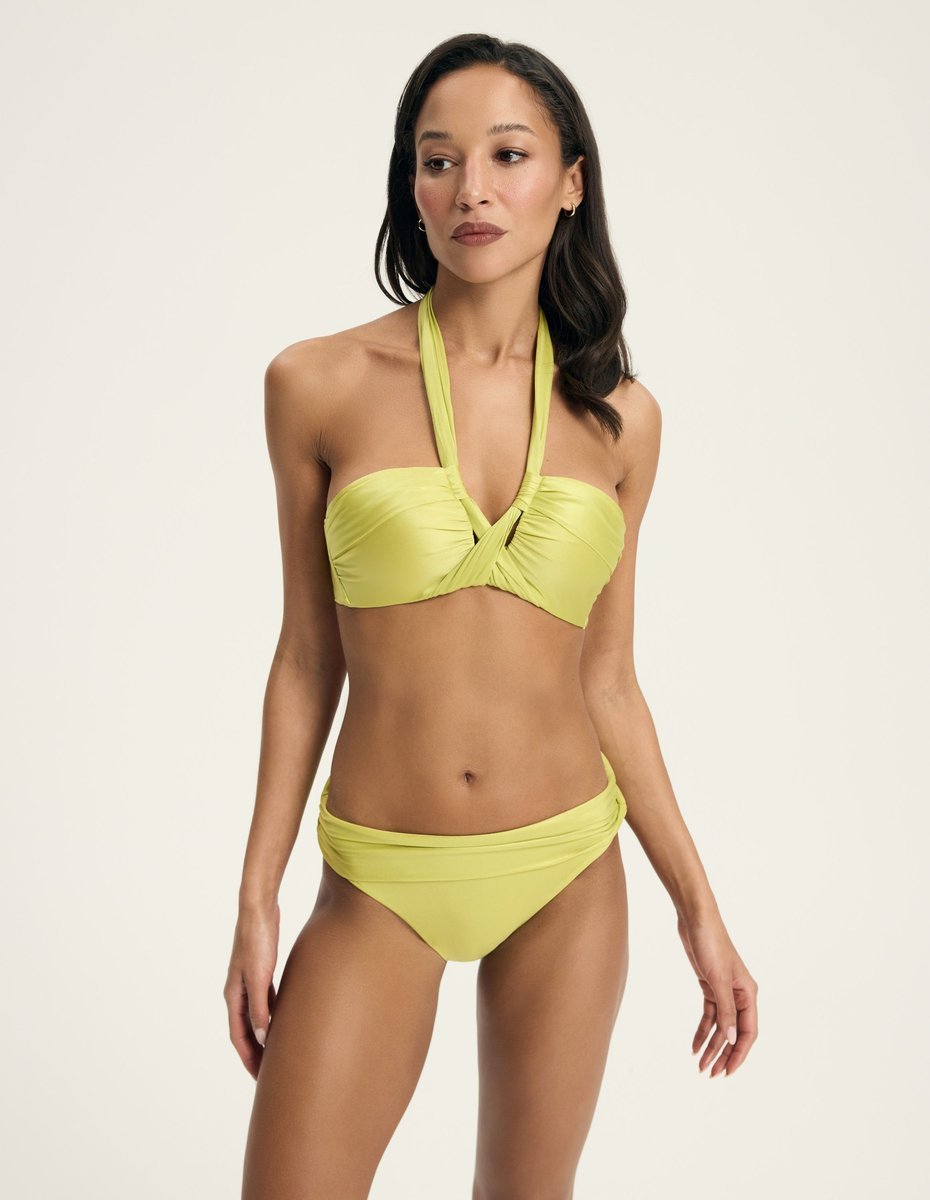 Dół od bikini Truffle Esotiq limonkowy M