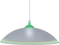 Lampy sufitowe - Biało-zielona lampa wisząca do kuchni - S563 D4-P25 - miniaturka - grafika 1