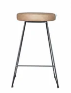 Taborety i hokery - Hoker krzesło barowe Gringo beż - miniaturka - grafika 1