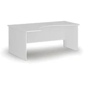 Biurka - Biurko narożne PRIMO WHITE, 1800 x 1200 mm, lewe, białe - miniaturka - grafika 1