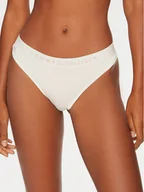 Majtki damskie - Tommy Hilfiger Stringi UW0UW05510 Écru - miniaturka - grafika 1