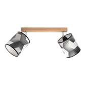 Lampy sufitowe - Britop Espacio 56748274 spot 2x25W/E27 IP20 - miniaturka - grafika 1