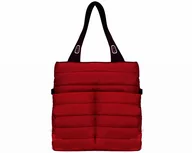 Torebki damskie - Solome, Torebka shopperka pikowana, Bordowa - miniaturka - grafika 1