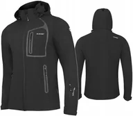 Kurtki męskie - Męska Kurtka Light Softshell Hi-Tec Nils 10000 r.L Czarny - miniaturka - grafika 1