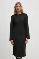 Sukienki - Calvin Klein sukienka kolor czarny mini rozkloszowana K20K207683 - miniaturka - grafika 1