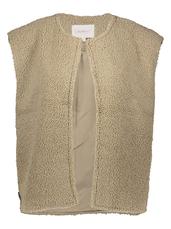 ONLY Kamizelka w kolorze beżowym