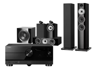 Kino domowe Yamaha RX-A4A (czarny) + 704 S3 + 705 S3 + HTM71 S3 + DB4S (czarny) - Kino domowe - miniaturka - grafika 1