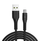 Kable komputerowe i do monitorów - Kabel USB Libox USB-C LB0098 Czarny  od 89 zł! - miniaturka - grafika 1