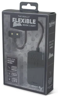 IF Flexible Book Light lampka do książki szara - Artykuły biurowe - miniaturka - grafika 1