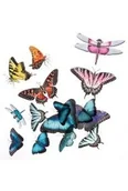 Zabawki kreatywne - Naklejki transparentne PVC motyle - miniaturka - grafika 1