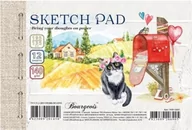 Szkolne artykuły papiernicze - FRESH Szkicownik A5/12K 140g koło Kot FRESH - miniaturka - grafika 1