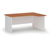 Biurka - Biurko narożne PRIMO WHITE, 1600 x 1200 mm, prawe, biały/czereśnia - miniaturka - grafika 1