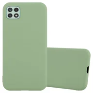 Etui i futerały do telefonów - Etui Cadorabo do Samsung Galaxy A22 5G w kolorze zielonym silikonowe etui TPU na telefon komórkowy - miniaturka - grafika 1