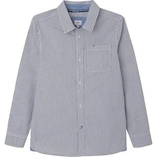 Pepe Jeans Kristopher chłopięce długie rękawy, niebieski (Dulwich), 10 lat - Koszulki i topy damskie - miniaturka - grafika 1
