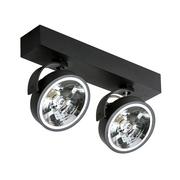 Lampy sufitowe - Azzardo plafon sufitowy 1pł JERRY GM4205-12V BK - miniaturka - grafika 1