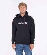 Bluzy męskie - Hurley Męska bluza polarowa M Oao Solid Core Po Czarny S HAMFL1000 - miniaturka - grafika 1