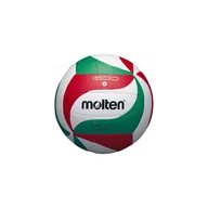 Siatkówka - Piłka siatkowa Molten V4M1500 biało-czerwono-zielona - rozmiar piłek - 4 - miniaturka - grafika 1