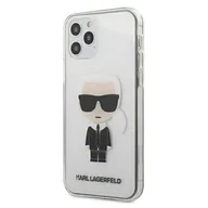 Etui i futerały do telefonów - Karl Lagerfeld KLHCP12MTRIK iPhone 12 6,1" Max/Pro hardcase Transparent Ikonik - miniaturka - grafika 1