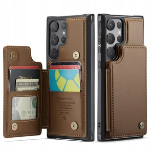 Etui z klapką Caseme do Samsung Galaxy S25 Ultra, Litchi Wallet, Portfel - Portfele - miniaturka - grafika 1