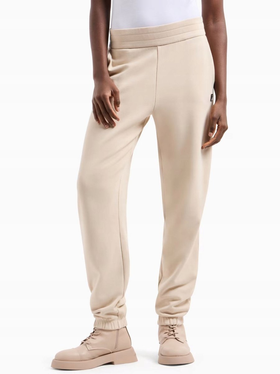 Spodnie damskie Armani Exchange XW000089 AF10172 beżowy - S