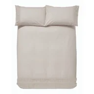 Pościel - Szarobeżowa bawełniana pościel Pineapple Elephant Izmir, 135x200 cm - miniaturka - grafika 1