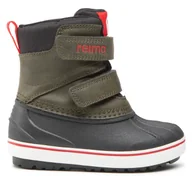 Buty dla chłopców - Śniegowce Reima Coconi 5400027A Zielony - miniaturka - grafika 1