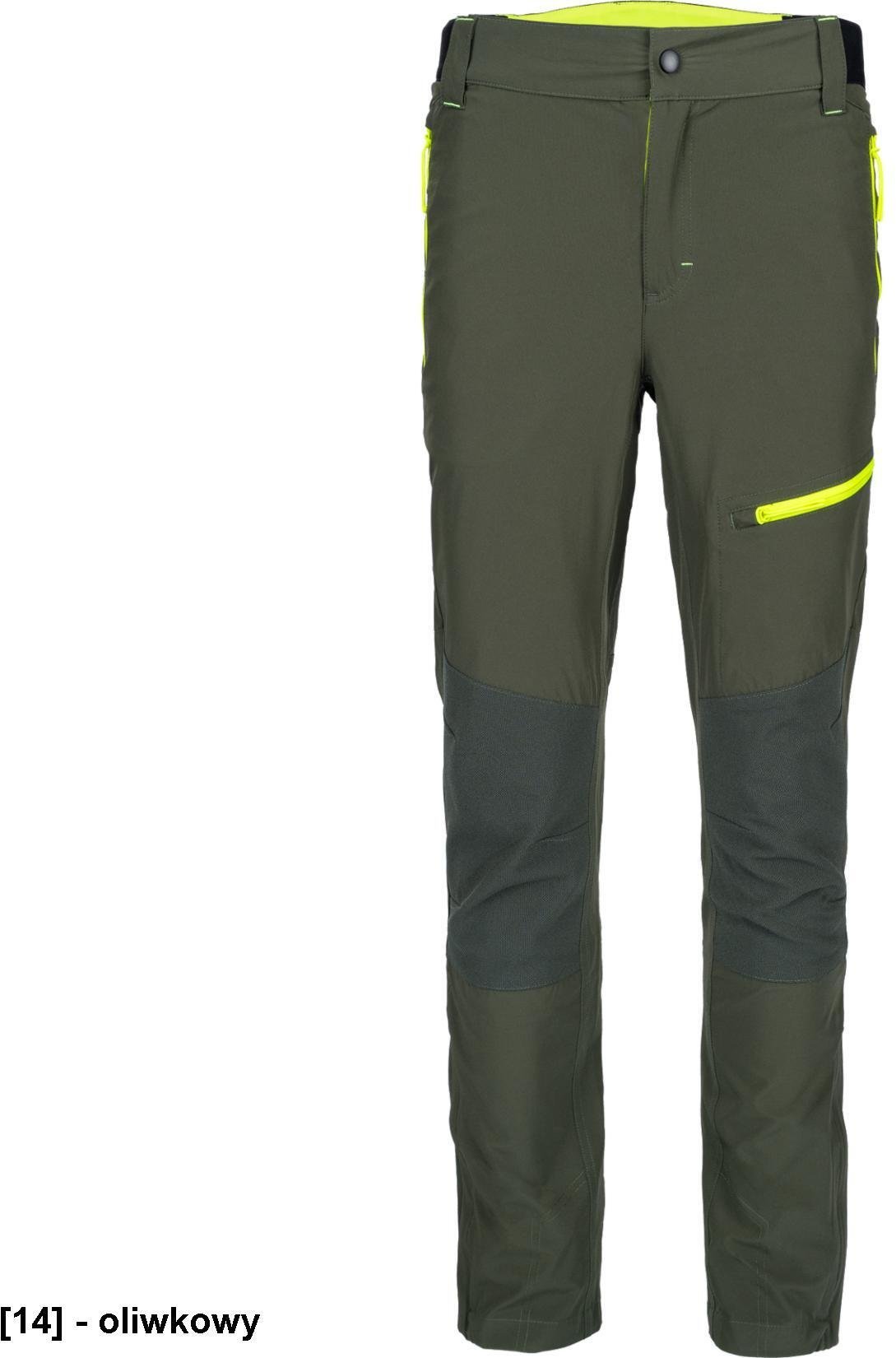 CERVA L-SURE ELIAS - spodnie ochronne do pasa stretch outdoorowe lekkie elastyczny pas wiele kieszeni wygodne na codzień 2XL