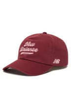 Czapki damskie - New Balance Czapka z daszkiem 6 Panel Athletics Legacy Hat LAH53000MHB Czerwony - miniaturka - grafika 1