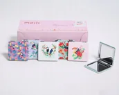 Lusterka do makijażu - Midex, Lusterko Składane, Kieszonkowe Do Torebki Tukan - miniaturka - grafika 1