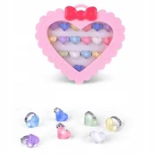Biżuteria dla dzieci - Serce Pierścionki Dla Dziewczynek Walentynki Dzień Kobiet Zestaw 36Szt - miniaturka - grafika 1