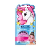 Maseczki do twarzy - Eveline Cosmetics Unicorn Glow Bella holograficzna maseczka pell-off matująco oczyszczająca 7 ml 1144051 - miniaturka - grafika 1