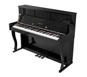 Instrumenty klawiszowe - Kruger & Matz KMDP-755 Czarny połysk - miniaturka - grafika 1