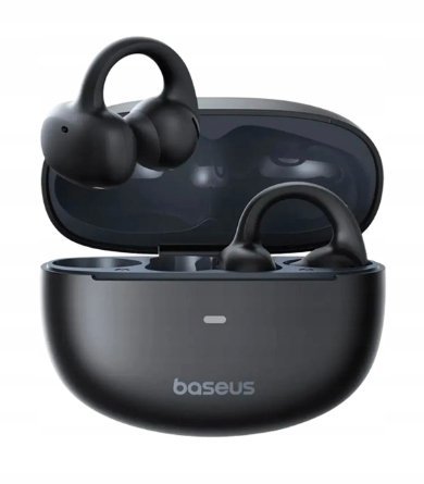 Baseus Bowie MC1 Zestaw słuchawkowy True Wireless Stereo (TWS) Otwarty na ucho Połączenia/muzyka Bluetooth Czarny