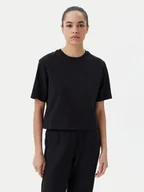 Koszulki i topy damskie - Champion T-Shirt 117874 Czarny Regular Fit - miniaturka - grafika 1