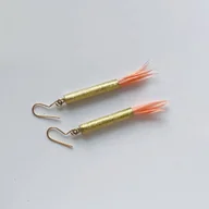 Kolczyki - PIÓRKO kolczyki - miniaturka - grafika 1