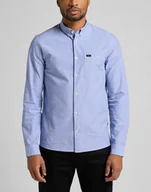 Koszule męskie - Koszula Materiałowa Męska Lee Slim Button Down Washed Blue L66Xnflr-M - miniaturka - grafika 1