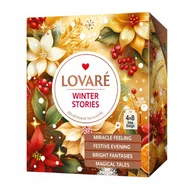 Herbata - Zestaw herbat WINTER STORIES, Lovare (4 smaki po 8 kopert) - miniaturka - grafika 1