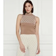 Swetry damskie - GUESS Top LISE Slim Fit - miniaturka - grafika 1
