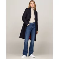 Płaszcze damskie - Tommy Hilfiger Wełniany płaszcz | z dodatkiem kaszmiru - miniaturka - grafika 1