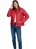 Kurtki damskie - Heine Dwustronna kurtka przejściowa w kolorze czerwono-czarnym - miniaturka - grafika 1