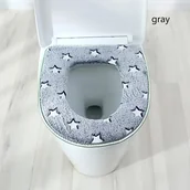 Inne - TEMU 1 szt. Szara i Zielona Świecąca Pokrywa Sedesowa z Motywem Gwiaździstego Nieba – Zdejmowana, Wielokrotnego Użytku z Bezpiecznym Zamknięciem na - miniaturka - grafika 1