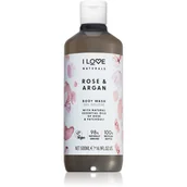 Kosmetyki do kąpieli - I love I Love, Naturals Collection, Vegan, Hydrating, Rose & Argan, Body Wash, 500 ml Unisex - miniaturka - grafika 1
