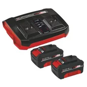 Akumulatory do elektronarzędzi - Akumulator EINHELL 4512112 2x4.0 Ah 18V ładowarka - miniaturka - grafika 1