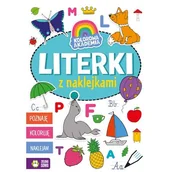 Książki edukacyjne - Literki z naklejkami. Kolorowa Akademia - miniaturka - grafika 1