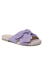 Espadryle damskie - Jenny Fairy Espadryle WSS20482-02 Fioletowy - miniaturka - grafika 1