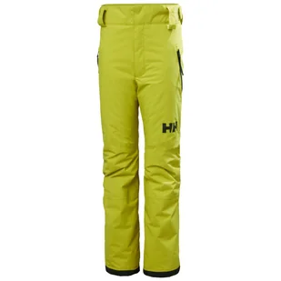 Helly Hansen Legendary, spodnie narciarskie, juniorskie, żółto-zielone - Spodnie narciarskie - miniaturka - grafika 1