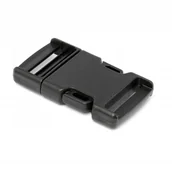 Pasmanteria - Klamry plastikowe 10 sztuk 30 mm CZARNE - miniaturka - grafika 1