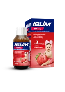 Hasco-Lek Ibum forte 200 mg/5 ml zawiesina o smaku truskawkowym 100 g - Przeziębienie i grypa - miniaturka - grafika 1